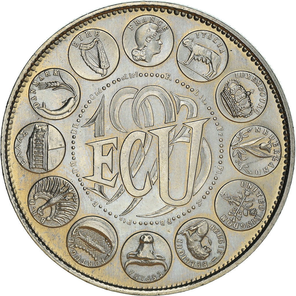 France, Médaille, Ecu Europa, 1993, FDC, Cupro-nickel