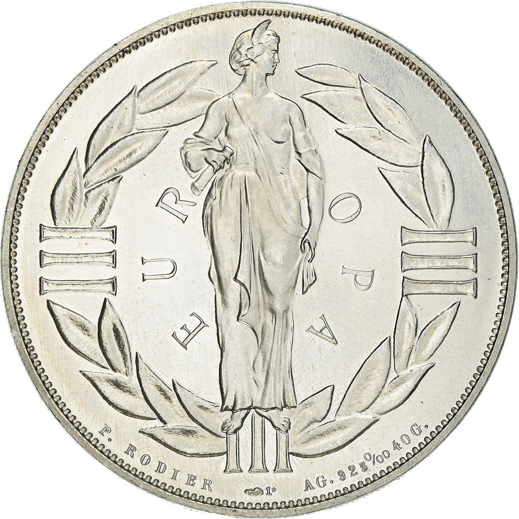 Frankreich, Medaille, Ecu Europa, Marianne, 1979, Rodier, STGL, Silber