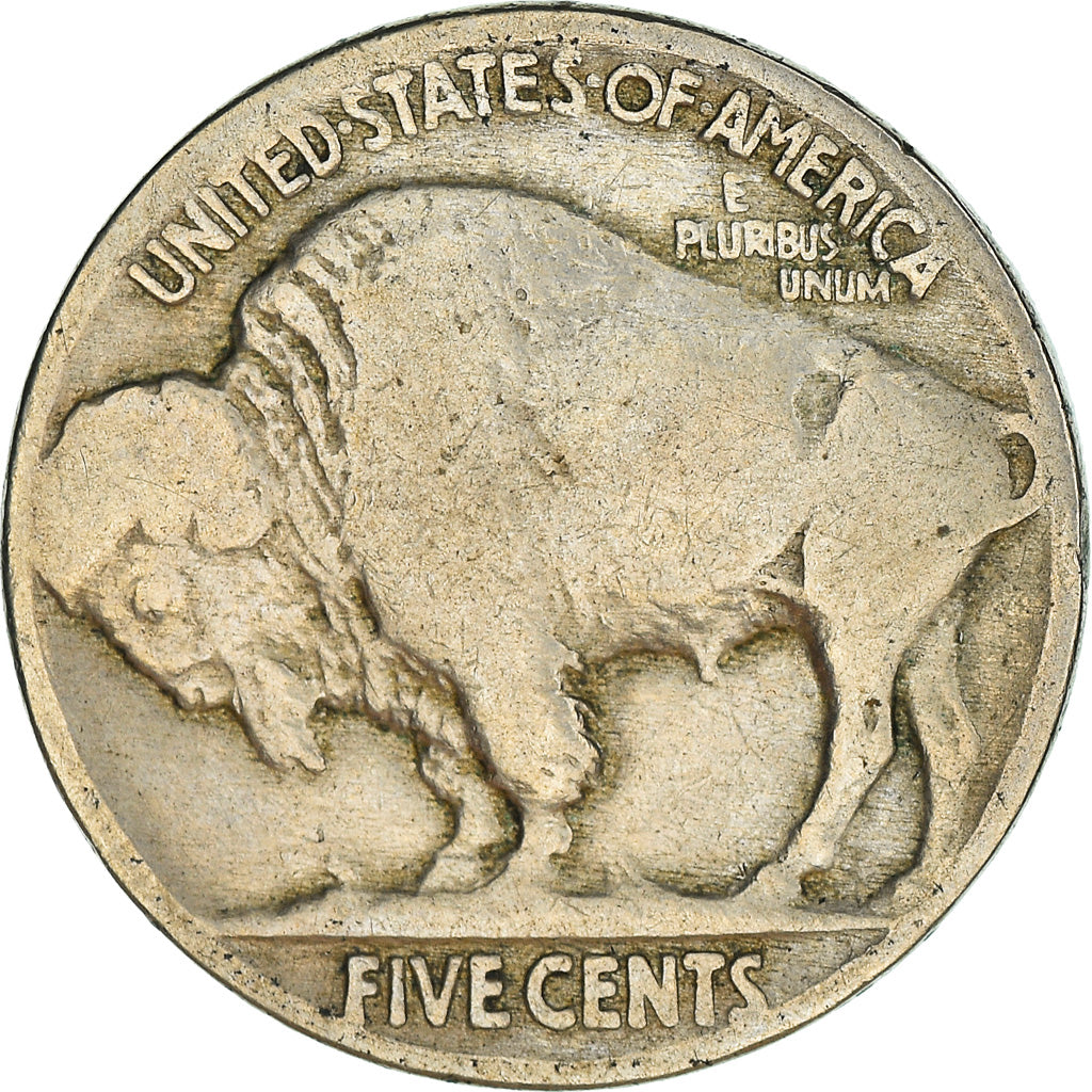 Munten, Verenigde Staten, Buffalo Nickel, 5 Cents, 1927, U.S. Mint