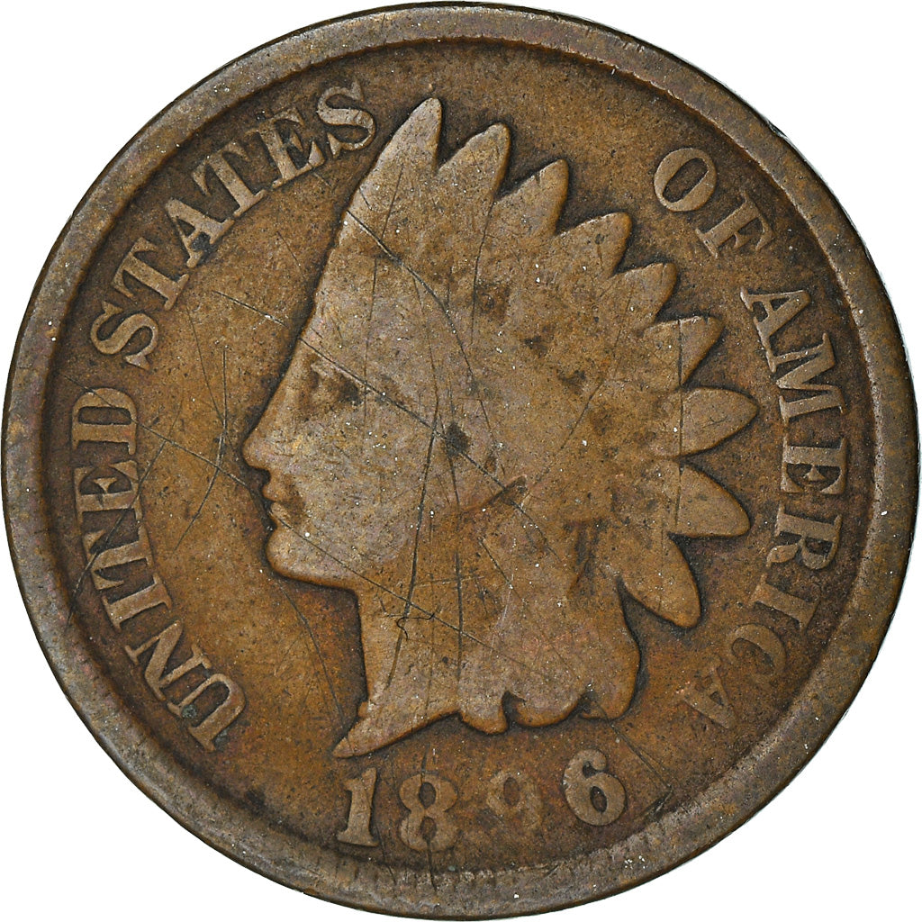 Moneta, Stati Uniti, Indian Head Cent, Cent, 1896, U.S. Mint, Philadelphia, MB