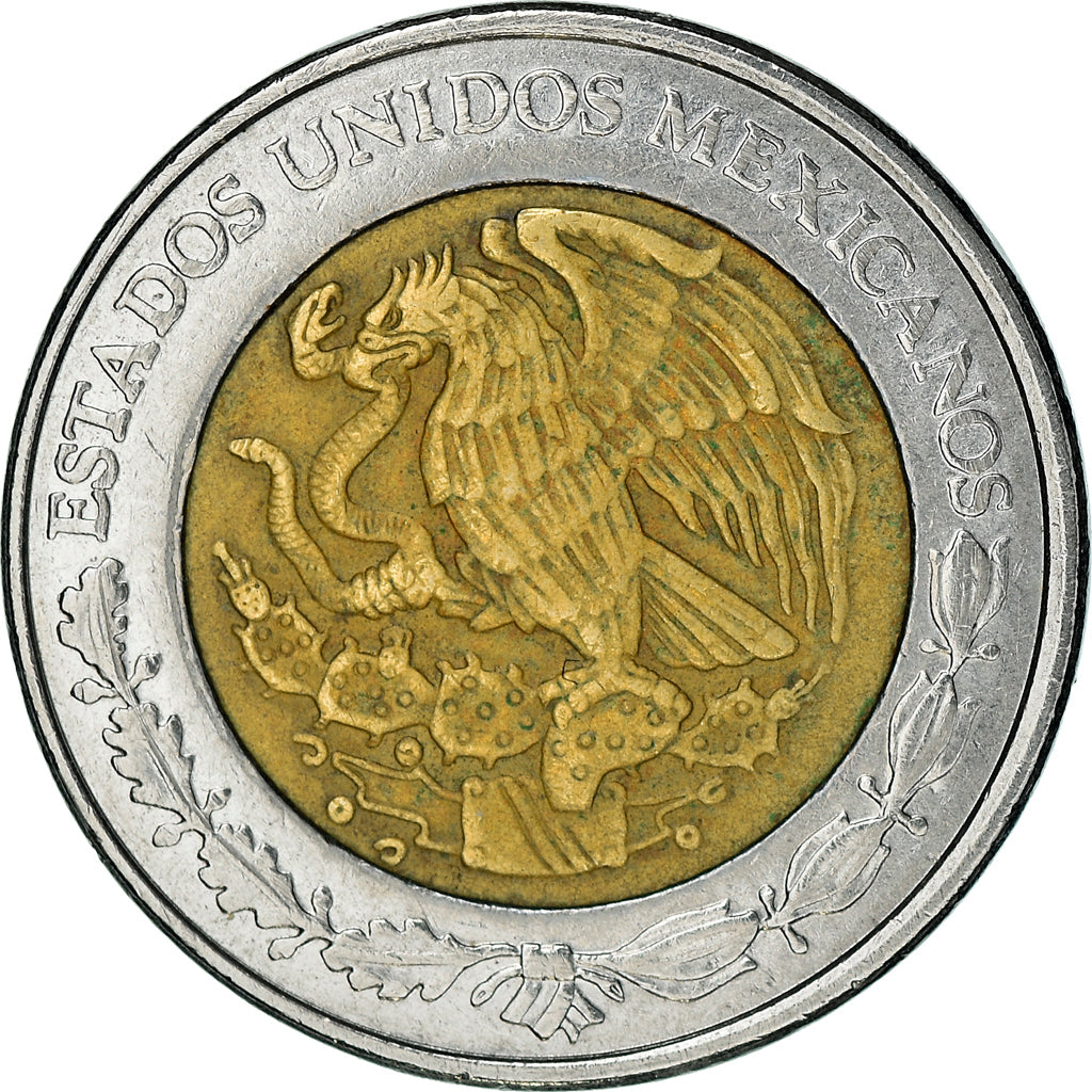 Münze, Mexiko, Peso, 1997, Mexico City, S, Bi-Metallic, KM:603