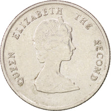 EAST CARIBBEAN STATES, 10 Cents, 1993, KM #13, AU(50-53), Copper-Nickel, 18.06,.