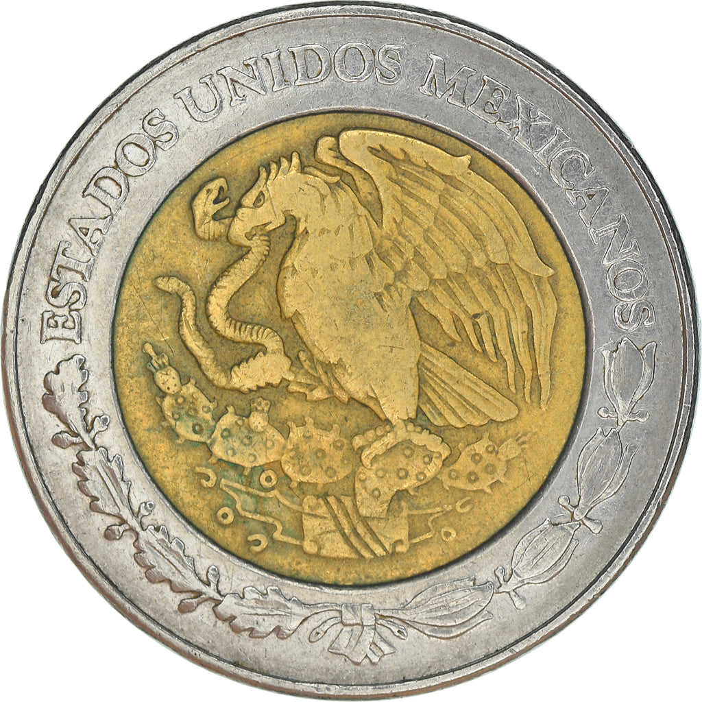Coin, Mexico, 2 Pesos, 1998, Mexico City, VF(20-25), Bi-Metallic, KM:604