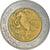 Moneda, México, 2 Pesos, 1998, Mexico City, BC+, Bimetálico, KM:604