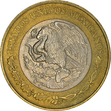 Coin, Mexico, 20 Pesos, 2000, EF(40-45), Bi-Metallic, KM:637