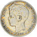 Coin, Spain, Alfonso XIII, Peseta, 1900, Madrid, VF(30-35), Silver, KM:706