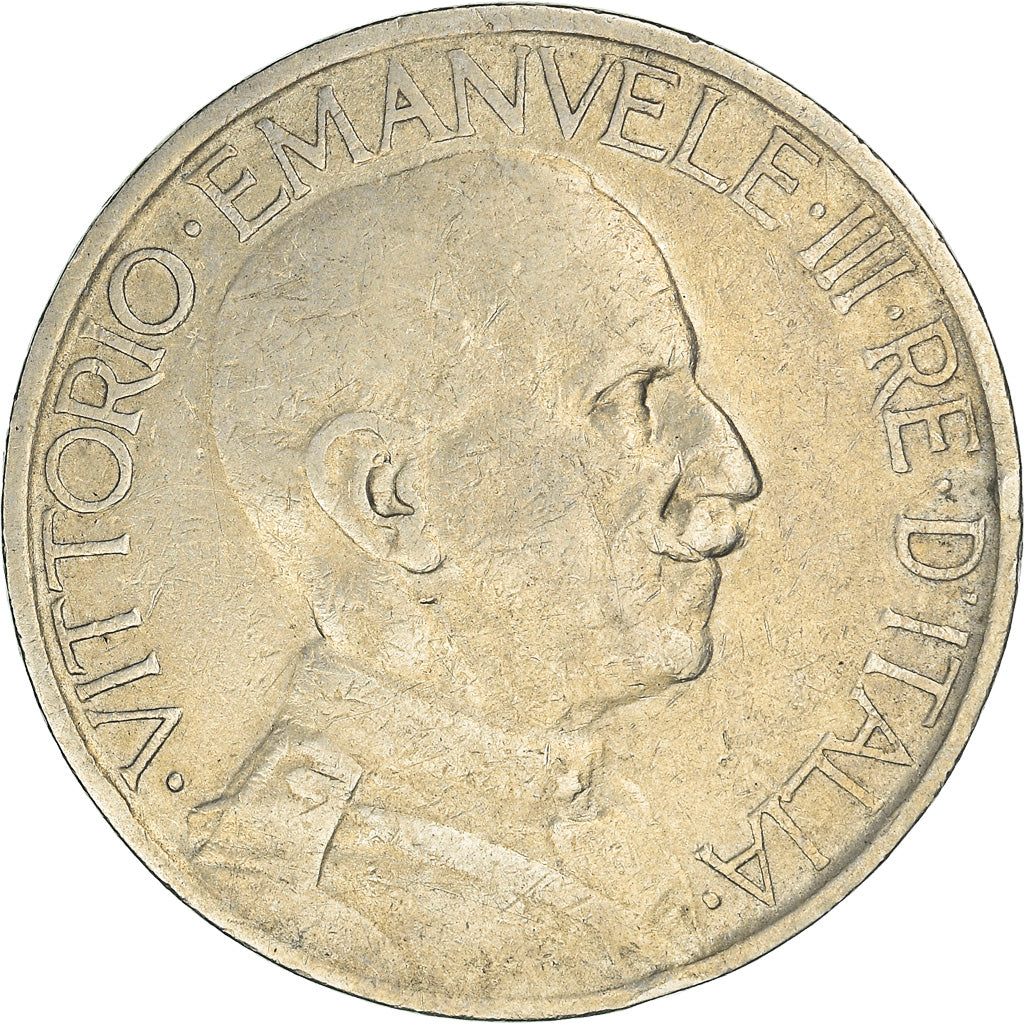 Moneda, Italia, Vittorio Emanuele III, 2 Lire, 1926, Rome, BC+, Níquel, KM:63