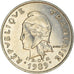 Moneta, Nuova Caledonia, 10 Francs, 1989, Paris, MB+, Nichel, KM:11