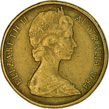 Münze, Australien, Elizabeth II, Dollar, 1984, Royal Australian Mint, S+