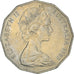 Moneta, Australia, Elizabeth II, 50 Cents, 1983, EF(40-45), Miedź-Nikiel, KM:68