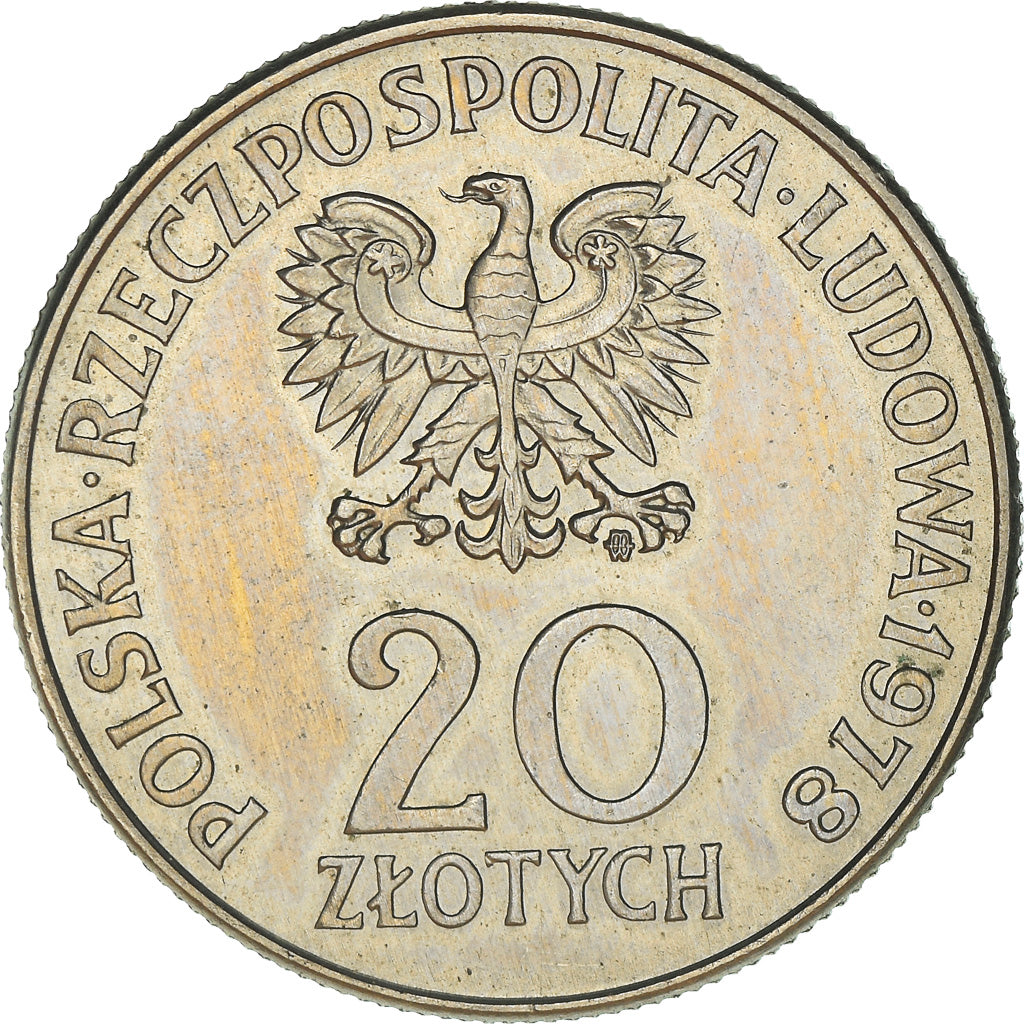 Monnaie, Pologne, 20 Zlotych, 1978, Warsaw, TTB+, Cupro-nickel, KM:95