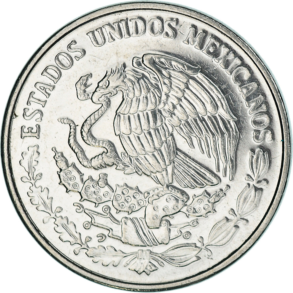 Coin, Mexico, 10 Centavos, 2002, Mexico City, AU(55-58), Stainless Steel, KM:547