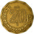Moeda, México, 20 Centavos, 2000, Mexico City, EF(40-45), Alumínio-Bronze