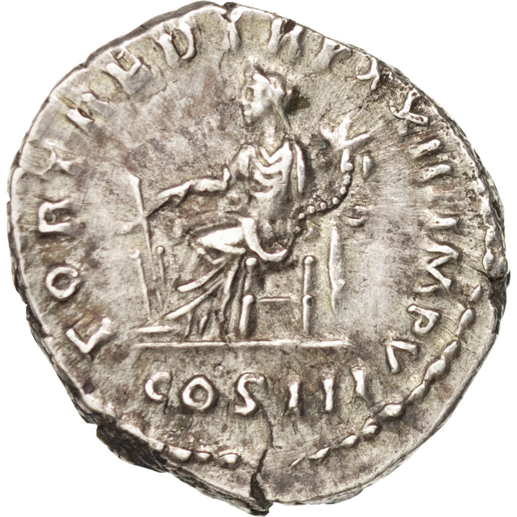 Coin, Marcus Aurelius, Denarius, Rome, AU(50-53), Silver, RIC:185