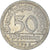 Moeda, ALEMANHA, REPÚBLICA DE WEIMAR, 50 Pfennig, 1922, Karlsruhe, AU(50-53)