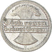 Coin, GERMANY, WEIMAR REPUBLIC, 50 Pfennig, 1922, Karlsruhe, AU(55-58)