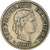 Coin, Switzerland, 10 Rappen, 1907, Bern, EF(40-45), Copper-nickel, KM:27