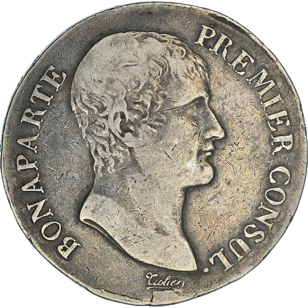 Coin, France, Napoléon I, 5 Francs, 1803, Bordeaux, VF(30-35), Silver