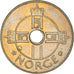 Coin, Norway, Harald V, Krone, 1999, AU(50-53), Copper-nickel, KM:462