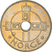 Moeda, Noruega, Harald V, Krone, 1999, AU(50-53), Cobre-níquel, KM:462