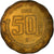 Moneda, México, 50 Centavos, 2005, Mexico City, SC, Aluminio - bronce, KM:549