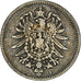 Moeda, ALEMANHA - IMPÉRIO, Wilhelm I, Mark, 1876, Stuttgart, VF(30-35), Prata