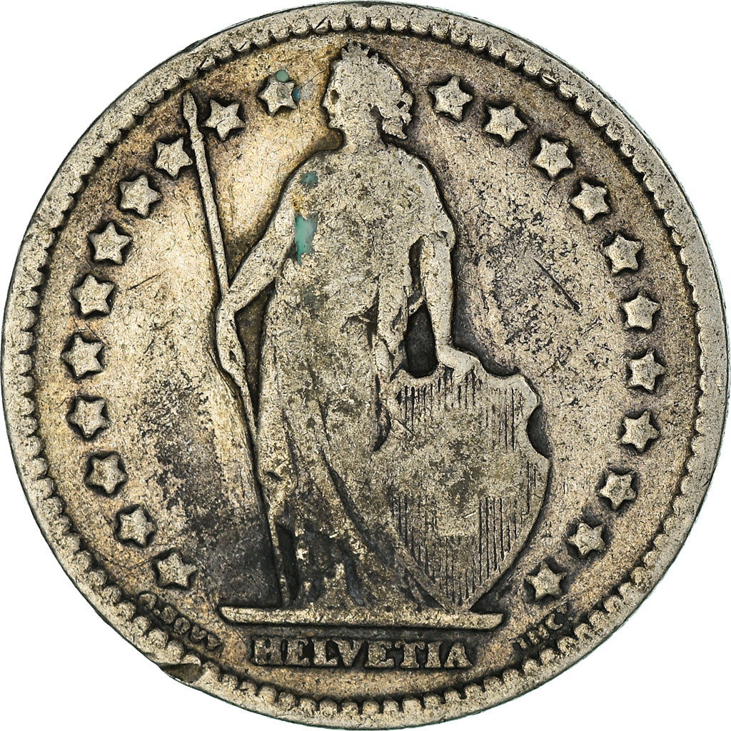 Coin, Switzerland, Franc, 1905, Bern, F(12-15), Silver, KM:24