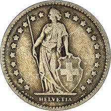 Coin, Switzerland, Franc, 1916, Bern, VF(30-35), Silver, KM:24