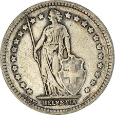 Coin, Switzerland, Franc, 1944, Bern, VF(20-25), Silver, KM:24