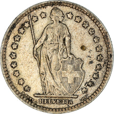 Coin, Switzerland, Franc, 1944, Bern, VF(30-35), Silver, KM:24