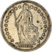 Coin, Switzerland, Franc, 1944, Bern, VF(30-35), Silver, KM:24