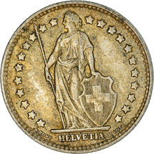 Moeda, Suíça, Franc, 1959, Bern, EF(40-45), Prata, KM:24