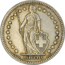 Moeda, Suíça, 2 Francs, 1944, VF(30-35), Prata, KM:21