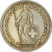 Moeda, Suíça, 2 Francs, 1944, VF(30-35), Prata, KM:21