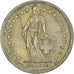 Moneta, Svizzera, 2 Francs, 1961, Bern, BB+, Argento, KM:21