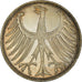Coin, GERMANY - FEDERAL REPUBLIC, 5 Mark, 1974, Stuttgart, MS(63), Silver