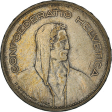 Coin, Switzerland, 5 Francs, 1935, Bern, VF(30-35), Silver, KM:40