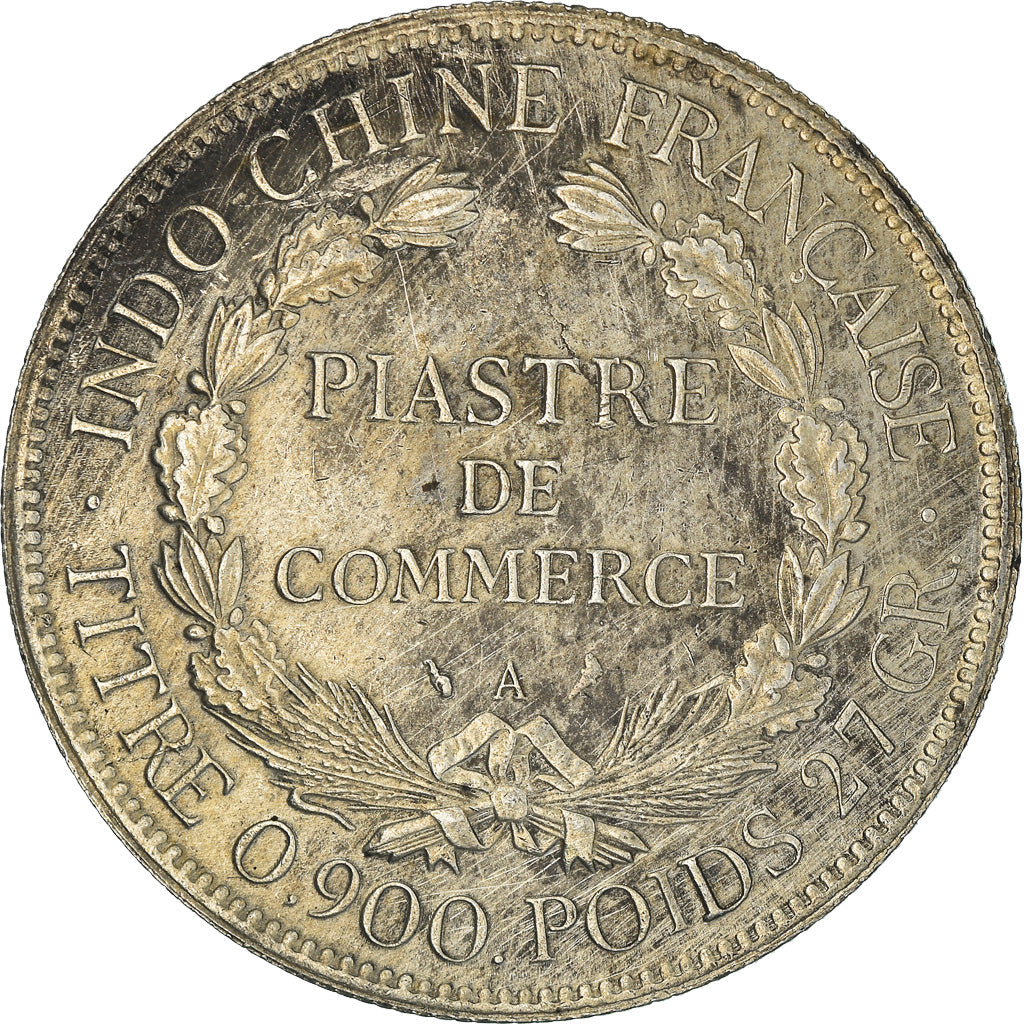 Coin, FRENCH INDO-CHINA, Piastre, 1900, Paris, EF(40-45), Silver, KM:5a.1