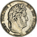 Munten, Frankrijk, Louis-Philippe, 5 Francs, 1845, Lille, FR+, Zilver, KM:749.13