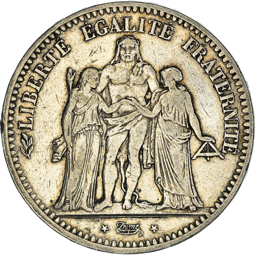 Monnaie, France, Hercule, 5 Francs, 1849, Paris, TB+, Argent, Gadoury:683