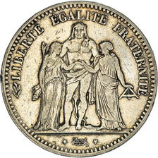 Monnaie, France, Hercule, 5 Francs, 1849, Paris, TB+, Argent, Gadoury:683