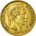 Moneta, Francia, Napoleon III, Napoléon III, 20 Francs, 1864, Strasbourg, BB