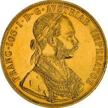 Moneta, Austria, Franz Joseph I, 4 Ducat, 1915, Vienne, Official restrike, BB+