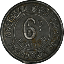 Moneda, Gran Bretaña, Royal Arsenal Cooperative Soc Limited, 6 Pence, MBC