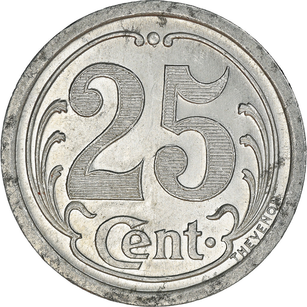 Moneta, Francia, Union Commerciale et Industrielle, Sezanne, 25 Centimes, 1922