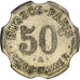 Frankreich, 50 Centimes, Token "à consommer", Bussoz Paris, SS+, Nickel