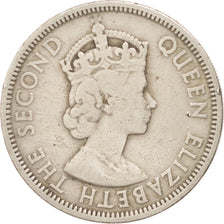 EAST CARIBBEAN STATES, 50 Cents, 1955, KM #7, VF(30-35), Copper-Nickel, 30,...