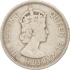 Territoires britanniques des Caraïbes, Elizabeth II, 50 Cents, 1955, KM 7