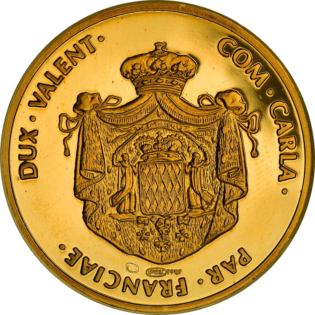 Monaco, Medaille, Honore V, STGL, Gold