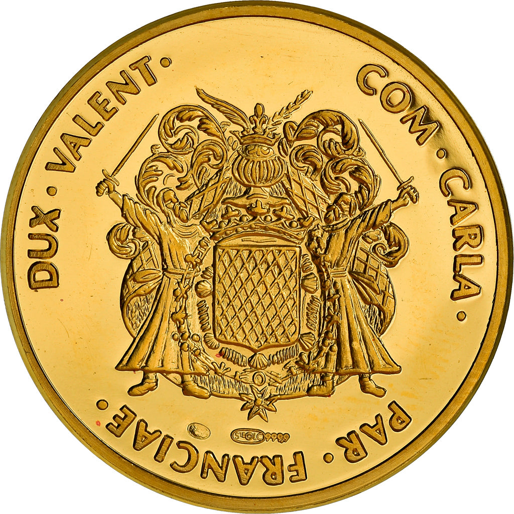 Monaco, Medal, Honoré II, MS(65-70), Gold